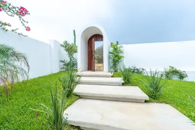 Jardín al aire libre en Casa Nami