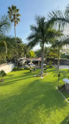 Jardín al aire libre en Residencia privada de 10 habitaciones para 20 personas