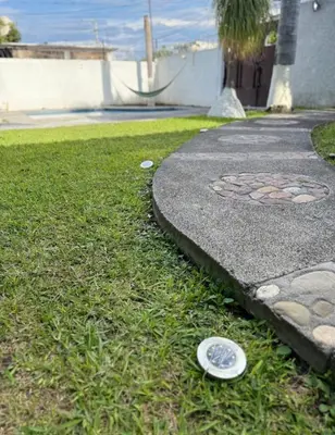 Jardín al aire libre en Casa Blanca Morelos