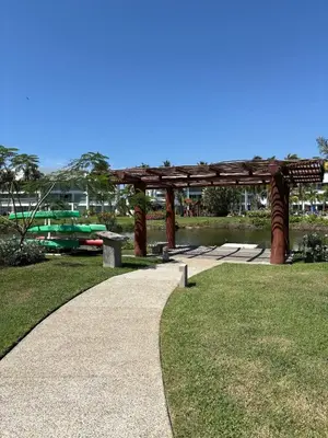 Jardín al aire libre en Acapulco Diamante Mayan Lakes 8 huéspedes 4 habitaciones y 4 baños