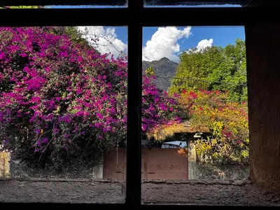 Jardín al aire libre en Umbral Habitacion Natural Privada