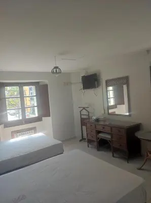 Cama o camas de una habitación en Hotel Santander Veracruz