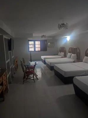 Cama o camas de una habitación en Hotel Santander Veracruz