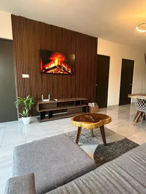 Zona de estar de Apartamento con acceso directo al río