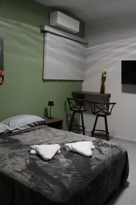 Cama o camas de una habitación en Very central luxury suite 05