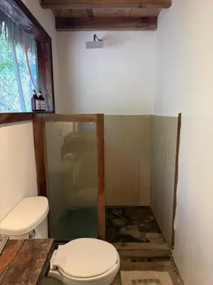 Un baño de Loft Amplio con Vista Natural en Mazunte