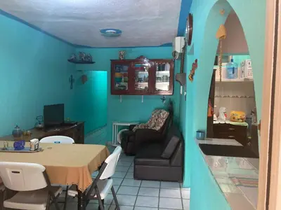 Zona de estar de Casa en boca del río con todas las comodidades