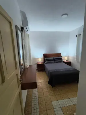 Cama o camas de una habitación en Casa de luna