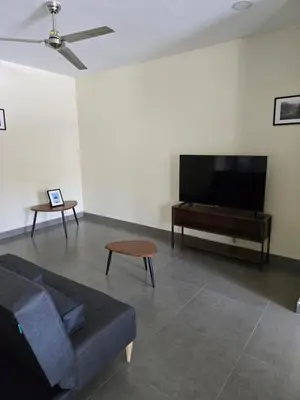 Una televisión o centro de entretenimiento en Departamento Huatulco 1 Torre Bel