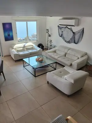 Zona de estar de Penthouse with Beautiful View, Jacuzzi and Daily Cleaning