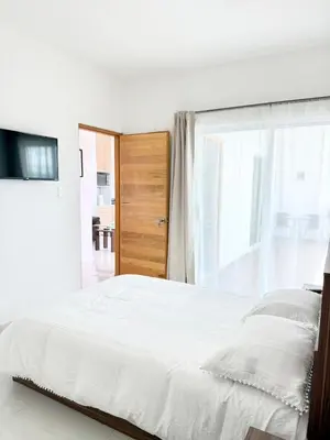 Cama o camas de una habitación en Charming 2BR Apt in Oaxaca