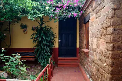 Jardín al aire libre en Oaxaca Deleite