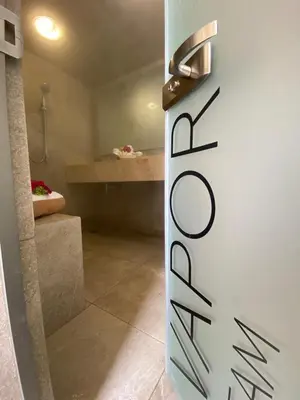 Un baño de Hit Hoteles Aeropuerto Puebla
