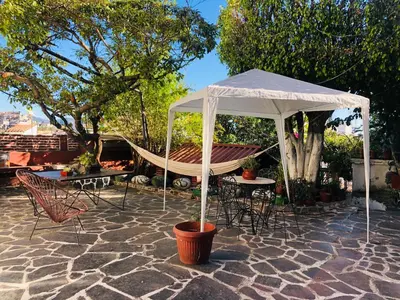 Jardín al aire libre en Luna