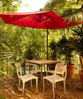 Jardín al aire libre en Casa Alamillo Hotel Boutique