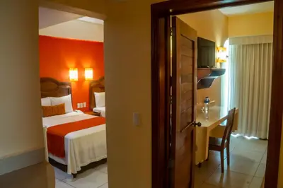 Cama o camas de una habitación en Casa Danna Huatulco