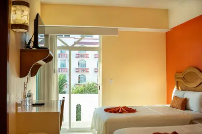 Cama o camas de una habitación en Casa Danna Huatulco