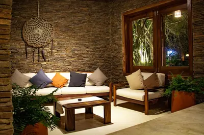 Zona de estar de Hotel Noga