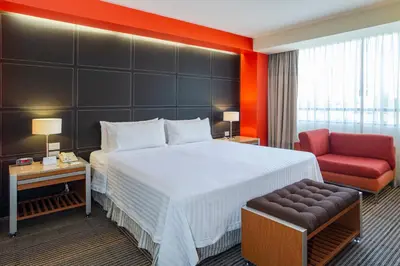 Cama o camas de una habitación en Holiday Inn Mexico City-Plaza Universidad by IHG