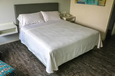 Cama o camas de una habitación en Hotel La Luna