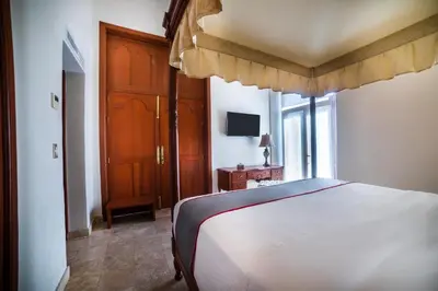 Cama o camas de una habitación en Hotel Imperial