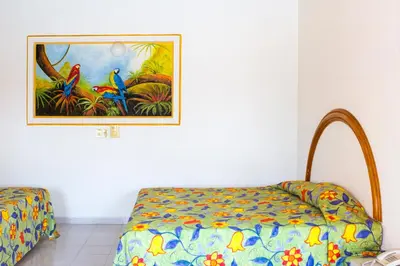 Cama o camas de una habitación en Hotel Kazmay