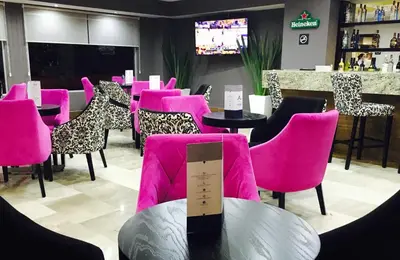 Una televisión o centro de entretenimiento en Hotel HAUS Ixtaczoquitlán