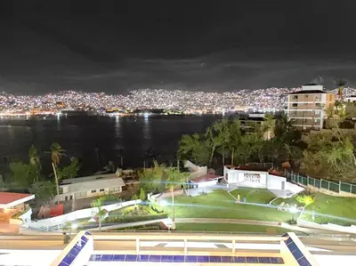 Vista general de Acapulco o vista desde el hotel