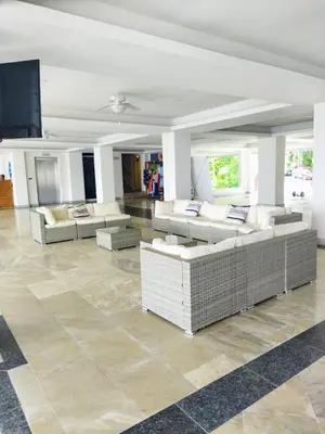 Zona de estar de Hotel Aristos Acapulco