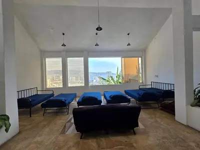 Zona de estar de Casa Horizonte Azul Acapulco