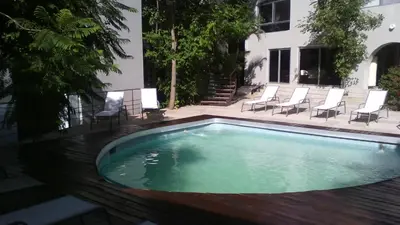 Piscina en o cerca de Casa Tepoztlán