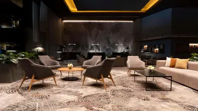 Zona de estar de NH Collection Mexico City Airport T2