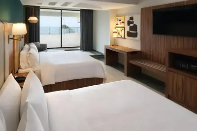 Cama o camas de una habitación en Holiday Inn Veracruz-Boca Del Rio by IHG