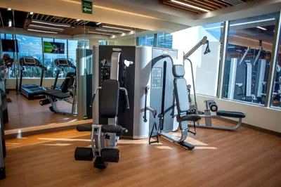 Gimnasio o instalaciones de fitness de Holiday Inn Hotel & Suites Mexico Medica Sur by IHG
