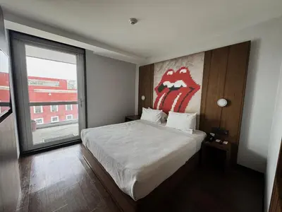 Cama o camas de una habitación en Ikonik Hotel Puebla