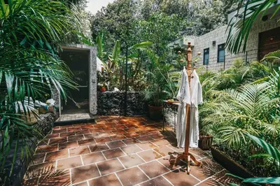 Jardín al aire libre en Amomoxtli