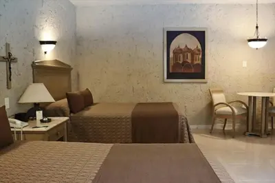 Zona de estar de Suites Layfer, Córdoba, Veracruz, México
