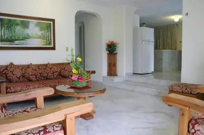Zona de estar de Hotel Suites Jazmín Acapulco
