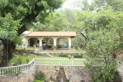 Jardín al aire libre en Hacienda Maria Elena