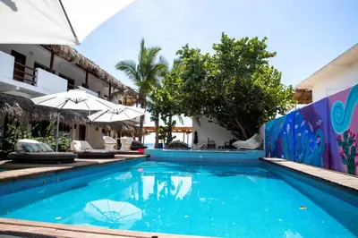 Piscina en o cerca de Hotel Playa Zipolite