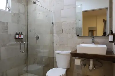 Un baño de Hotel Playa Zipolite