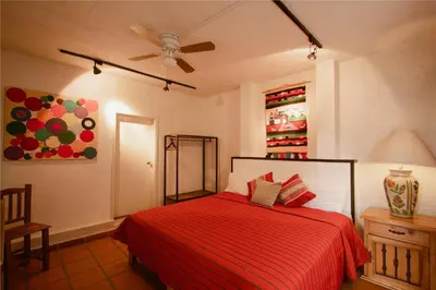 Cama o camas de una habitación en Hotel Casa Guivá