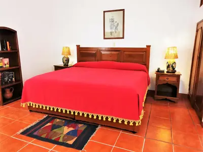 Cama o camas de una habitación en Hotel Casa de la Tía Tere