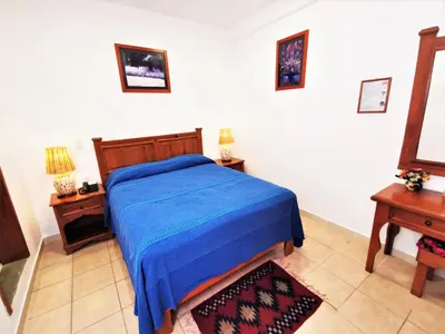 Cama o camas de una habitación en Hotel Casa de la Tía Tere