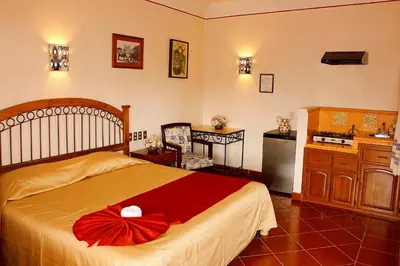 Cama o camas de una habitación en Hotel Maela