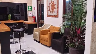 Zona de estar de Soleil Inn Atlixco