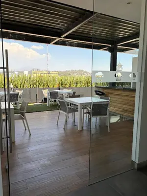 Una cocina o zona de cocina en Hotel Nube, Puebla Centro