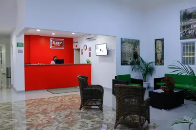 El vestíbulo o zona de recepción de Zar Coatzacoalcos