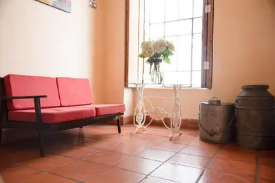 Zona de estar de Hotel Rincón Poblano