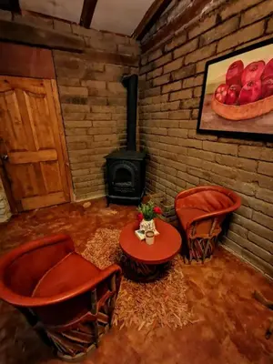 Zona de estar de Luchita Mia Eco Cabañas Boutique